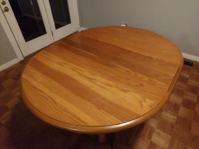 Solid wood table