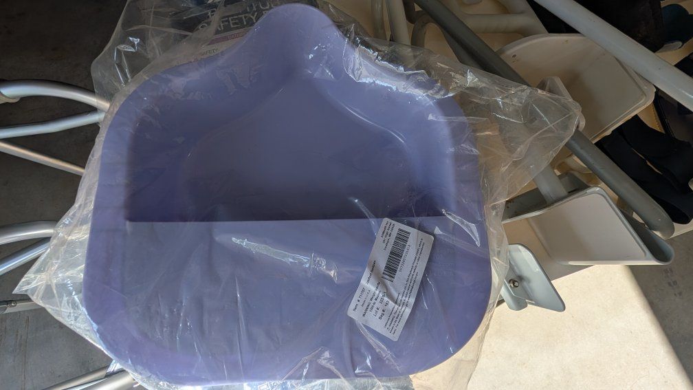 Purple Comfort Bedpan