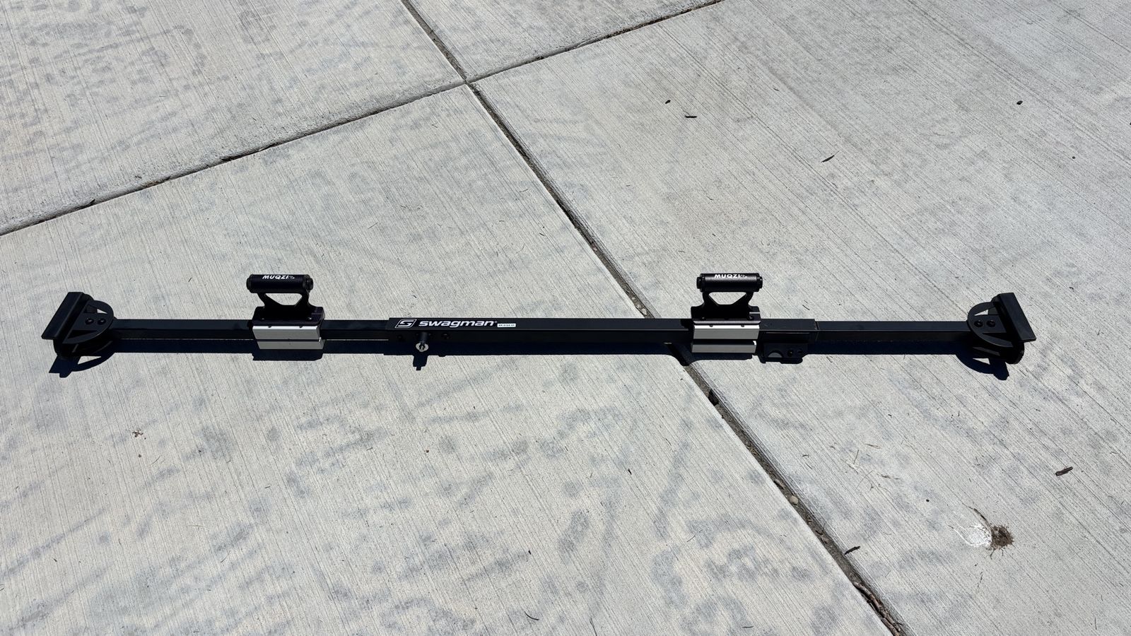 Pickup bed fork bike rack