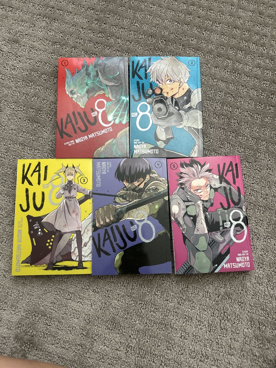 Kaiju No. 8 Vol 1-5 Manga
