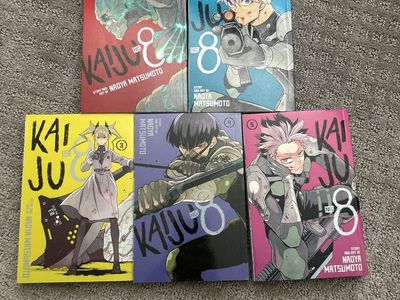 Kaiju No. 8 Vol 1-5 Manga