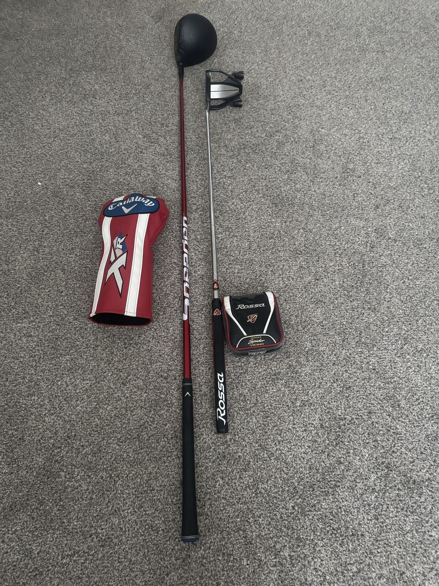 Callaway XR 16 10.5 Driver & Rossa Monza Spider Vincino Putter - Right Hand Golf Clubs