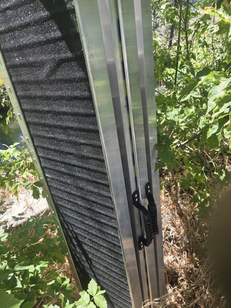 handicap folding ramp/ aluminum