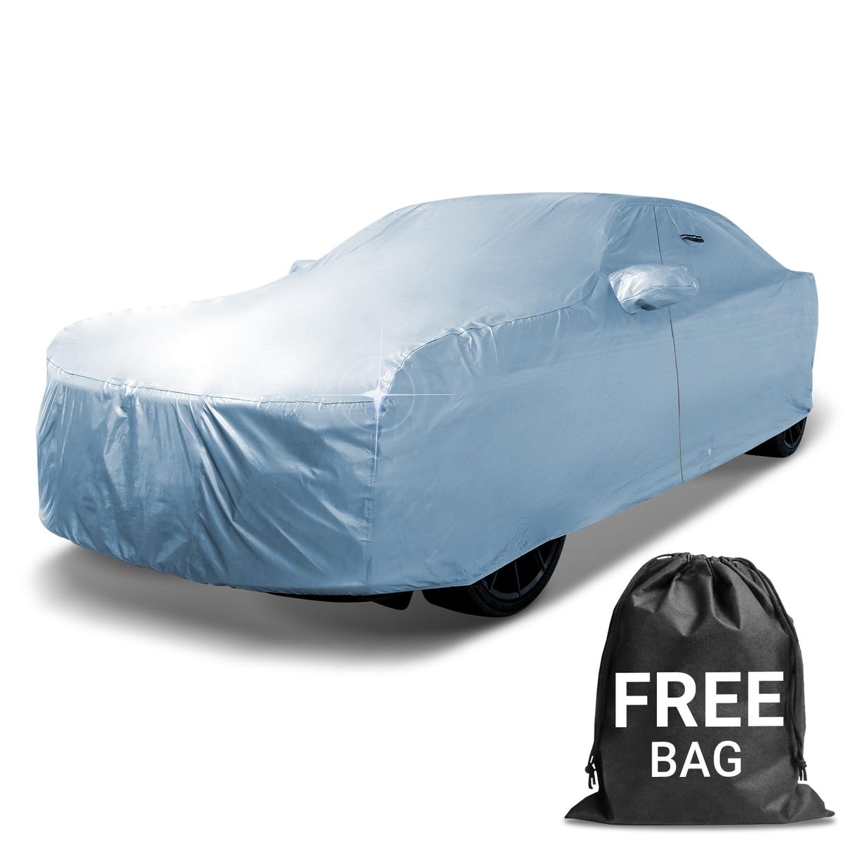 New 8-Layer Car Cover Waterproof All Weather, Premium Quality Car Covers for Automobiles
