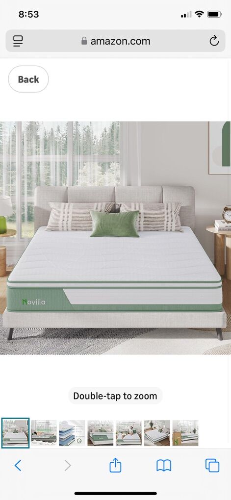 12 Inch King Mattress Hybrid, Medium Firm,