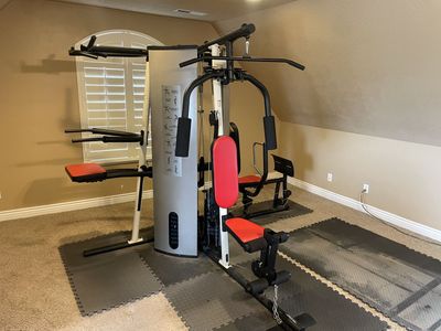 Weider Pro 4900 Multi-Station Home Gym + Mats Included