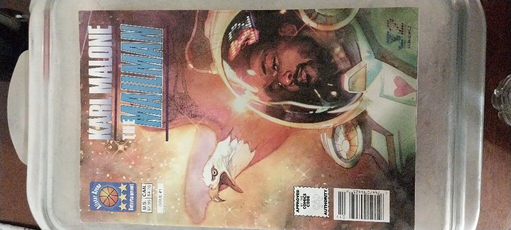 Karl Malone collection comic book