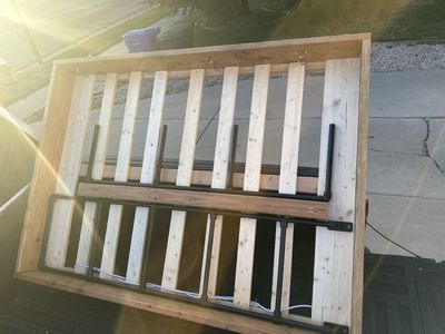 2 Full Size Custom Solid Wooden Loft Beds. $600 OBO Each