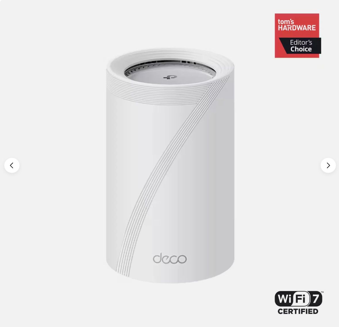 TP-LINK DECO BE11000 MULTI-GIG WHOLE HOME MESH WIFI 7 SYSTEM 1-PACK - BE65 PRO