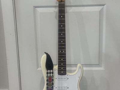 Fender Stratocaster Electric Guitar - Olympic White with Rosewood Fretboard