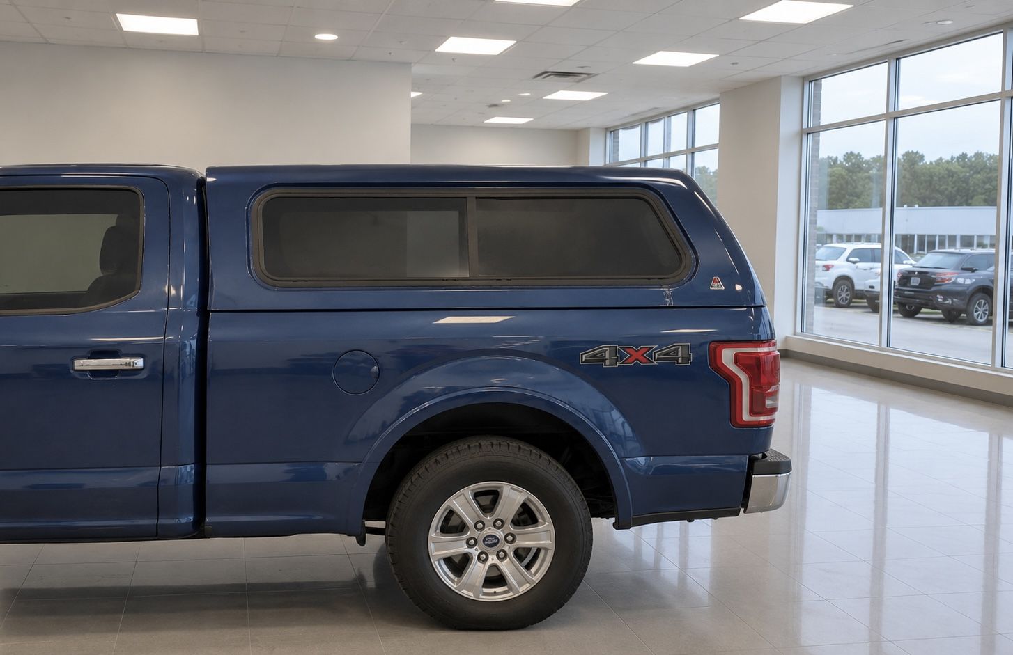 2015-2020 Ford F-150 6.5’ Bed Truck Shell / Camper Top – Blue For Sale
