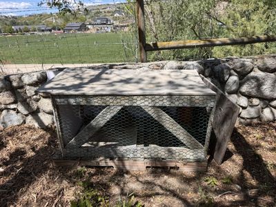 Homemade Bunny Hutch