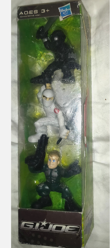 (2009) G.I. Joe Combat Heroes Rise Of Cobra Storm Shadow-Snake Eyes-Duke Figures