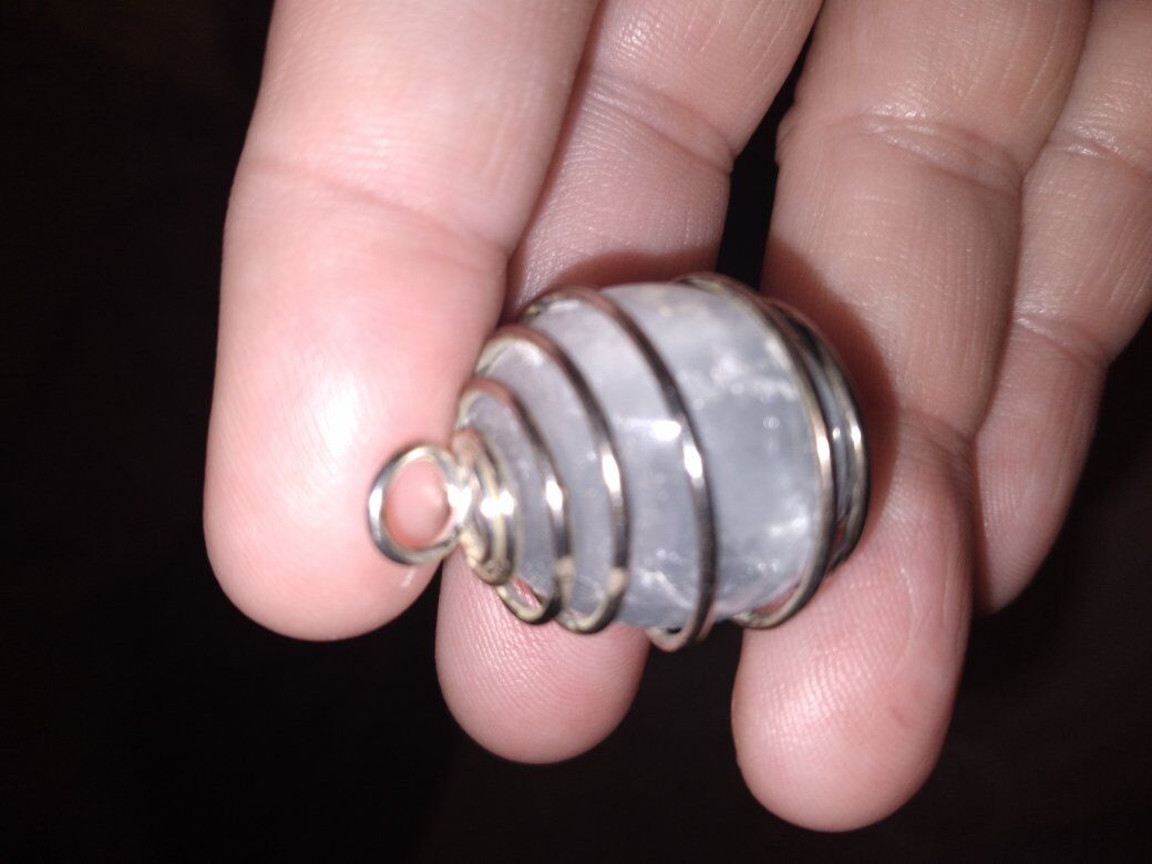 handmade crystal pendant