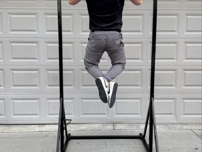 Freestanding Pull-Up Bar Station Heavy Duty Black Steel Fitness Equipment