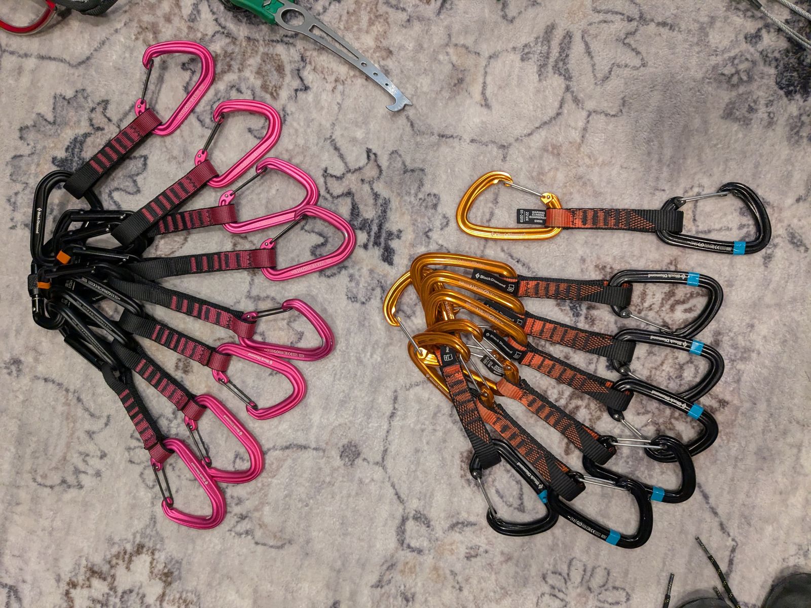 7-14 Quick draws black diamond