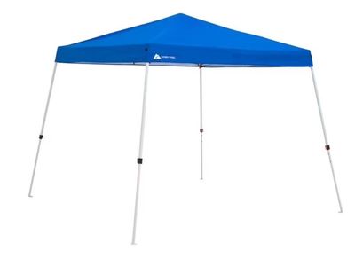 Ozark Trail 10' x 10' Instant Blue Slant Leg Pop-up Outdoor Canopy. Brand new.