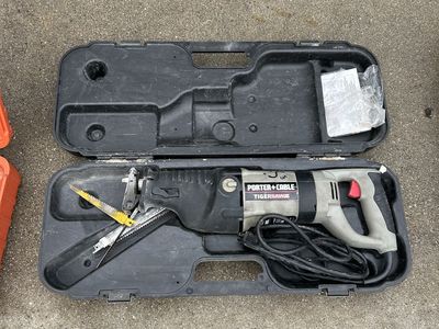 PORTER-CABLE TigerSaw Reciprocating Saw with Case - Powerful Corded Saw