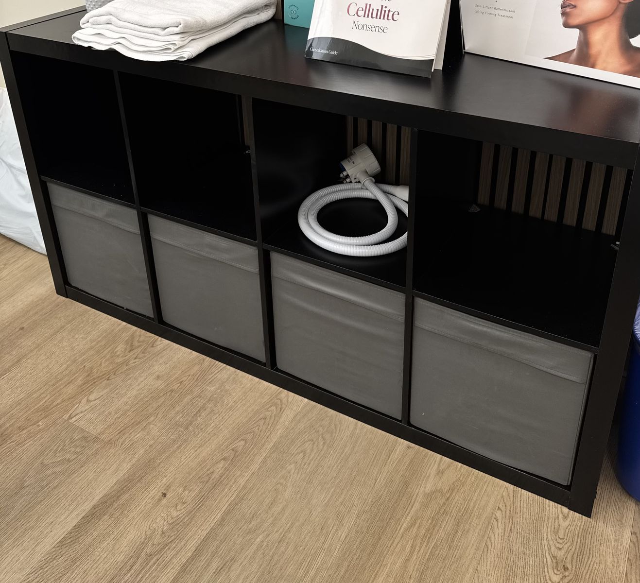 Black Cubby Shelf