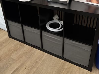 Black Cubby Shelf