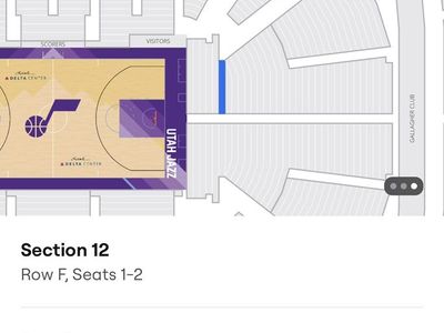 Jazz Vs knicks Excellent Seats 6th Row Lower Bowl!