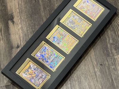Framed Pikachu Holo (Fan Art) Pokémon Cards