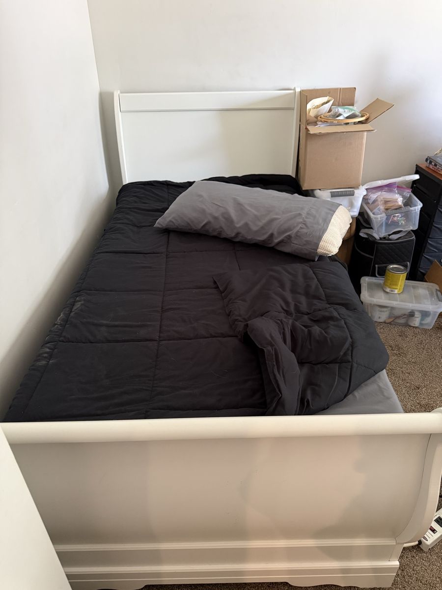 Twin Bed with mattress and box spring. $200 OBO
