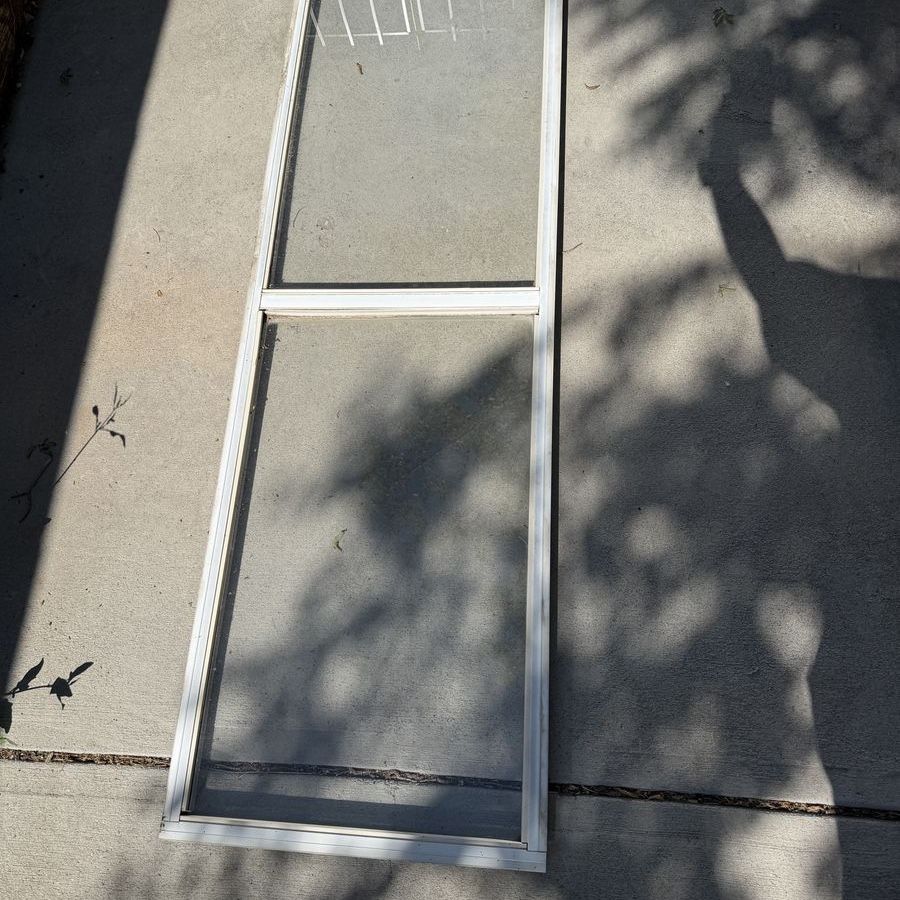 SIX Greenhouse Glass Panels/Windows