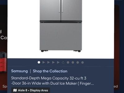 Brand New Samsung Stainless Refrigerator