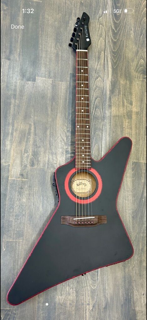 Rafferty acoustic-electric Explorer Style