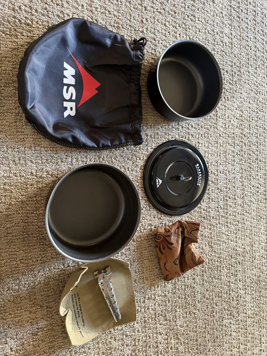 MSR Blacklite Non-Stick Aluminum Backpacking Pots