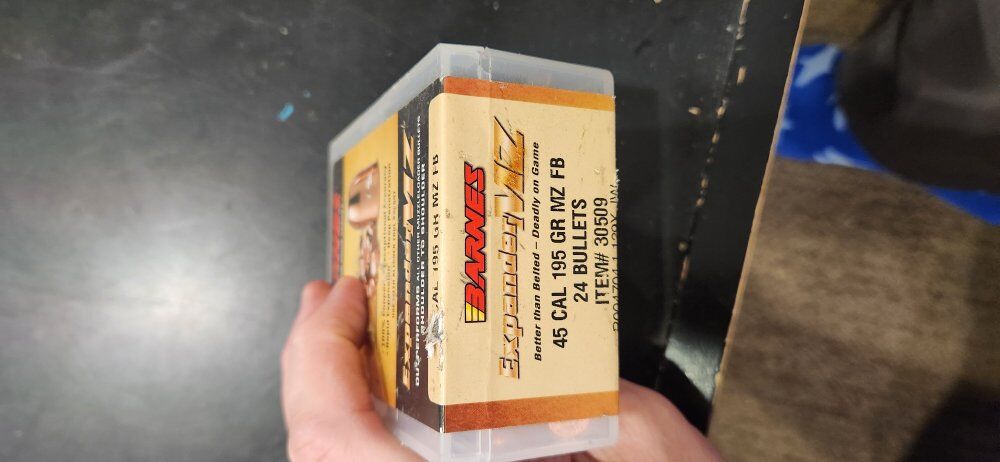 Barnes # 30509 Expander MZ 45 muzzleloader bulle