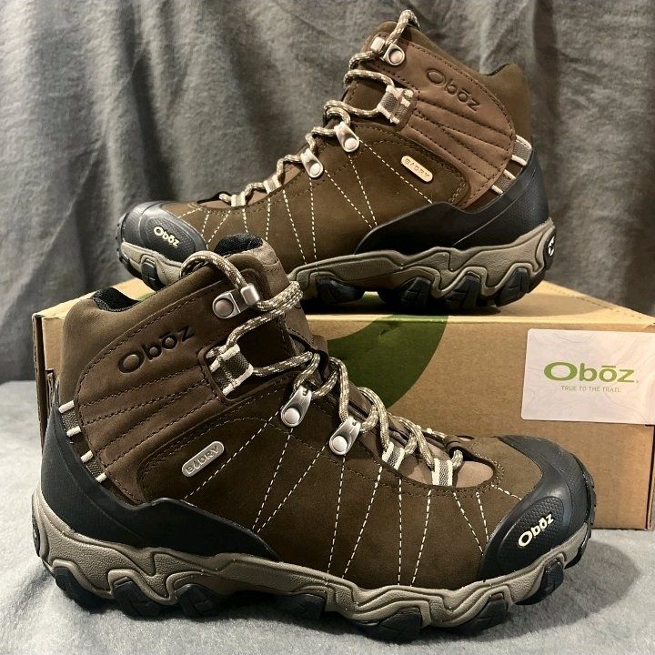 Oboz Women's Bridger Mid - Waterproof Hiking Boots Walnut/Brown Size 8
