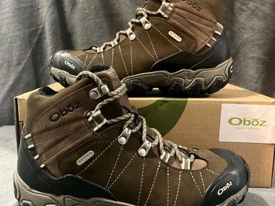 Oboz Women's Bridger Mid - Waterproof Hiking Boots Walnut/Brown Size 8