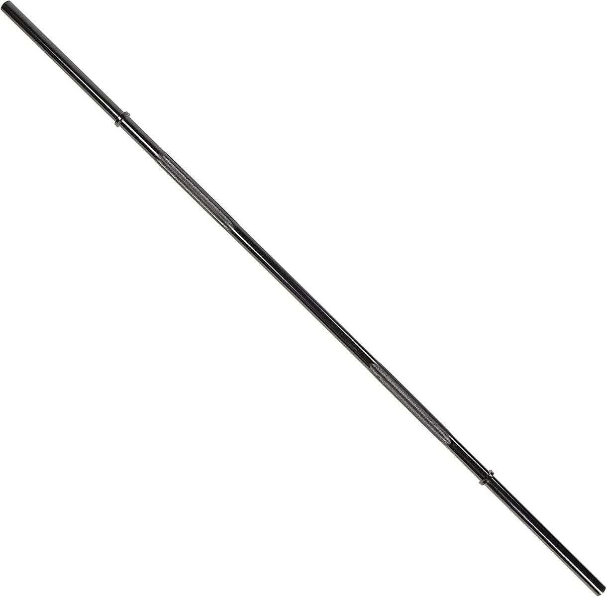 Black 5' Olympic Standard Barbell, 700-Pound Capacity – Alloy Steel Bar, 1-Inch Diameter