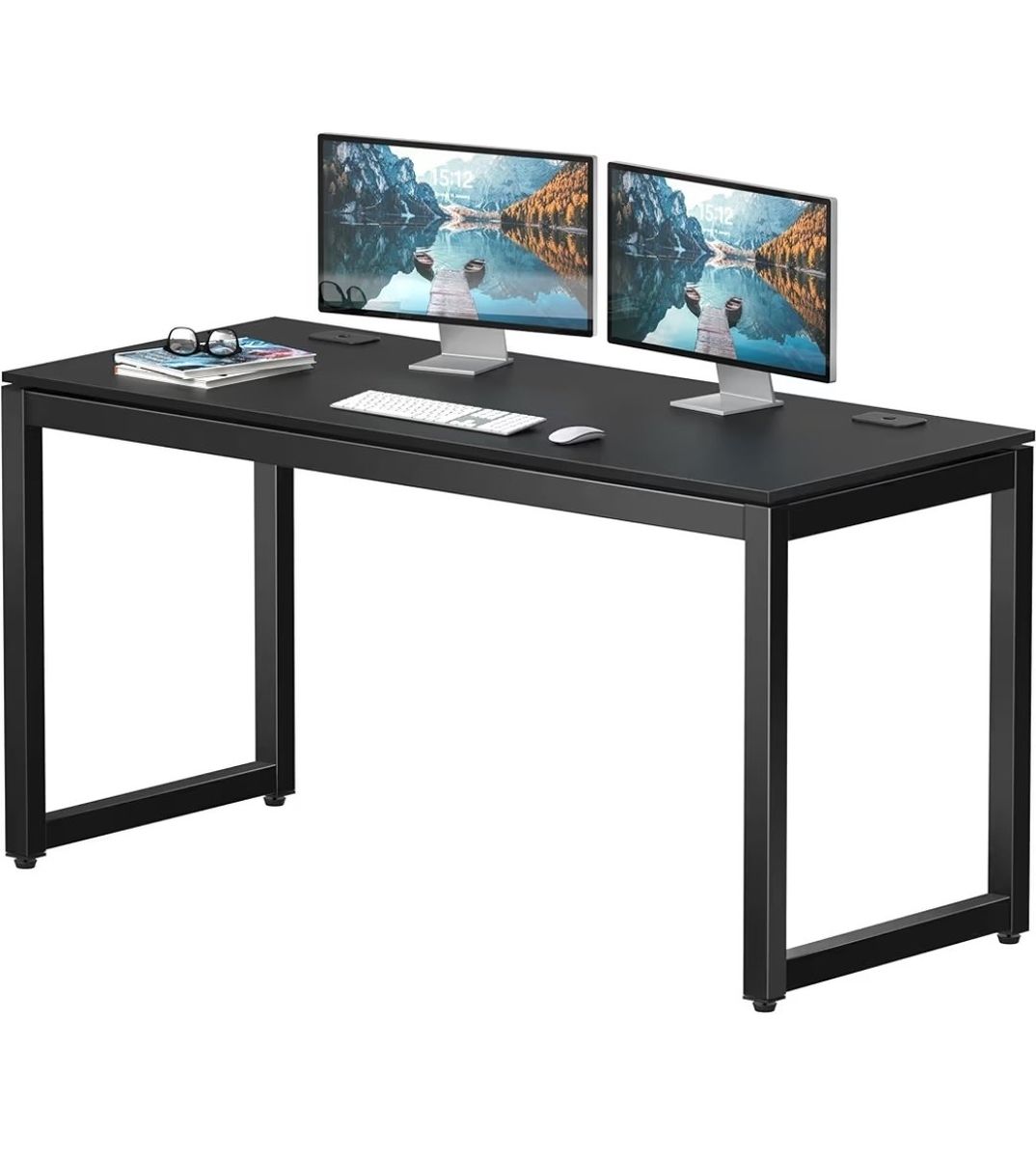 SHW 55-Inch ArtWork Solo Desk – Black – Brand New in Box  #536