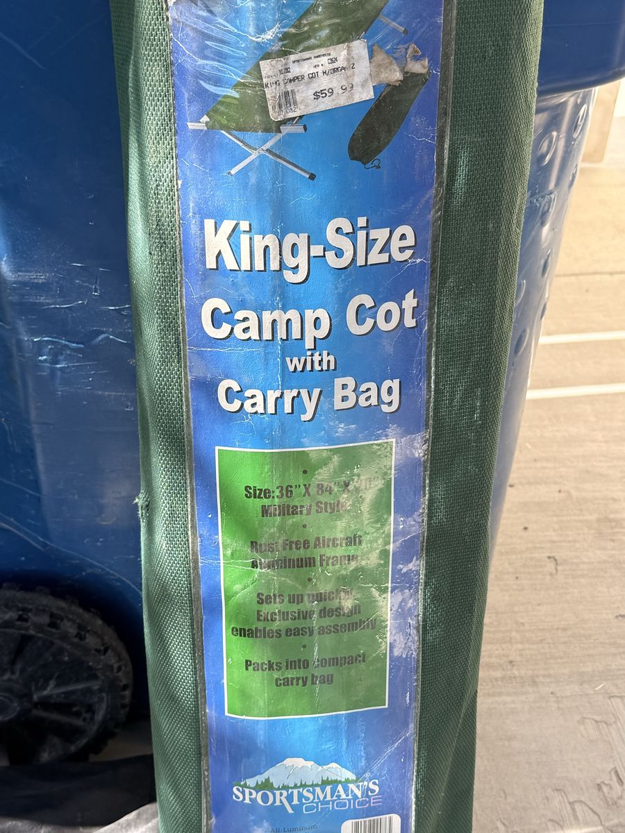 Sportsman’s king cot