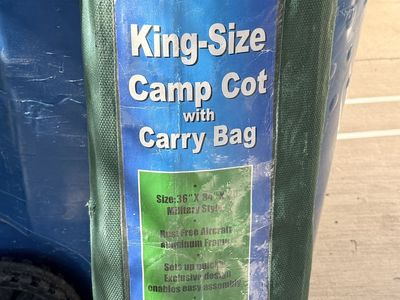 Sportsman’s king cot