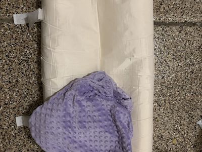 Nursing Pillow & Newborn Lounger with Elephant Print & Changing Pad w/ Washable Cover