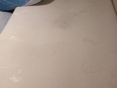 Used full size Memory foam mattress topper (check picture!)