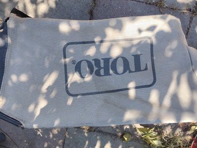 lawnmower bag personal space in good condition