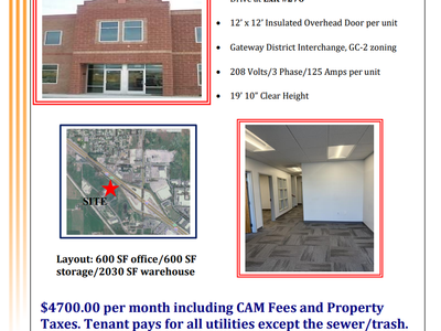 3230 SF Flex for Lease in American Fork