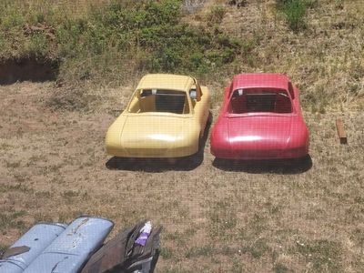 Go Kart / Amusement Ride Car Bodies - Lot of 2 (Yellow, Red,