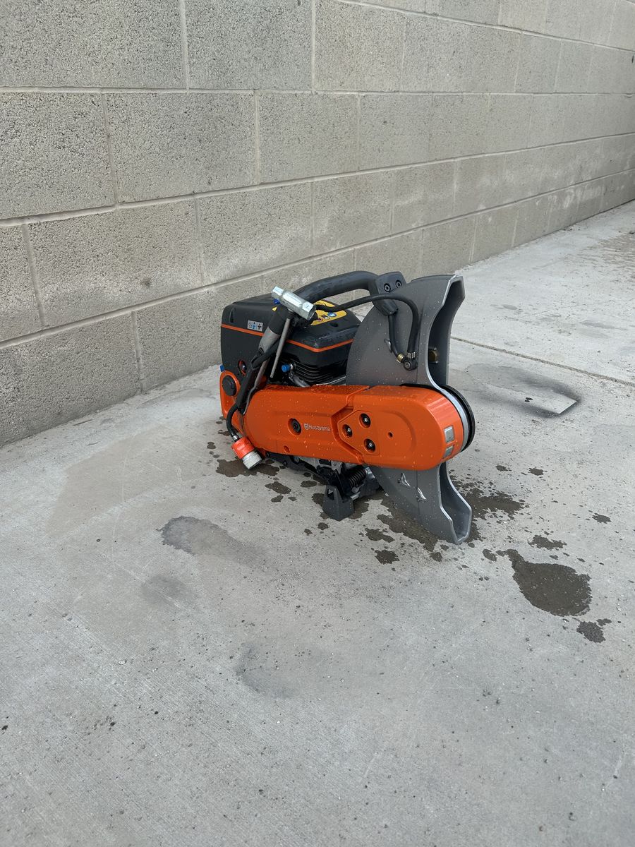 Husqvarna K770 14-inch Gas Powered Concrete Cut-Off Demo Saw. Brand New!