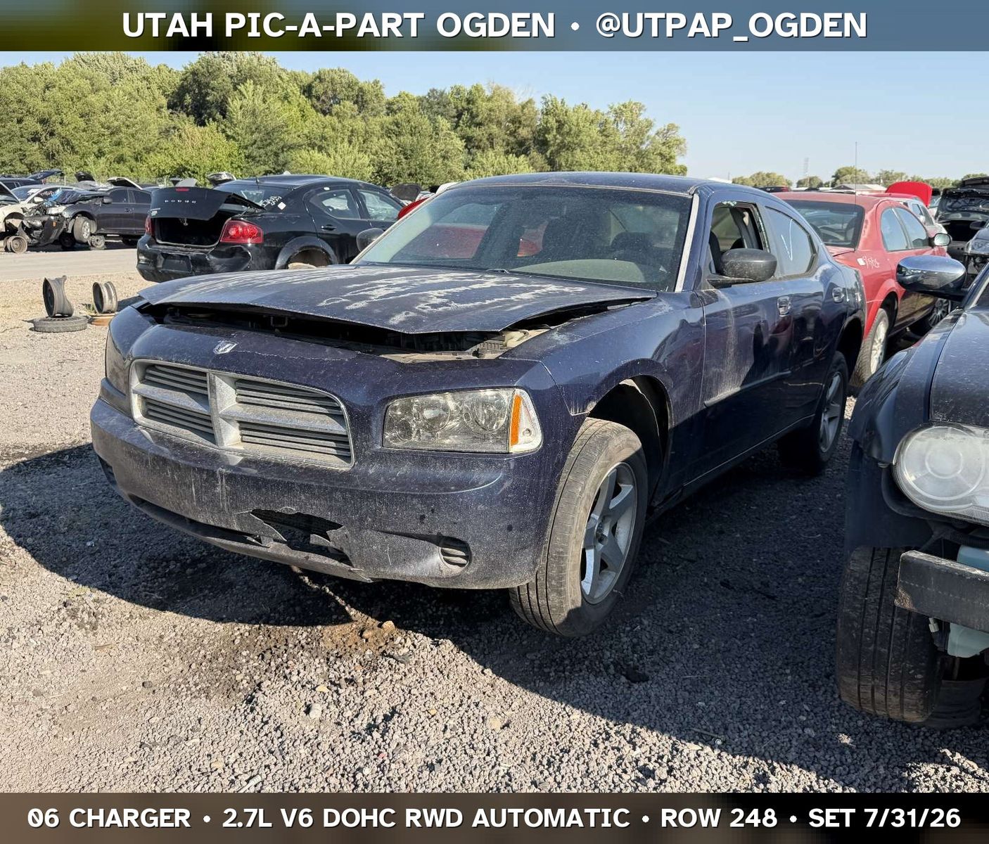Just In! 2006 Dodge Charger Parts - UTPAP Ogden