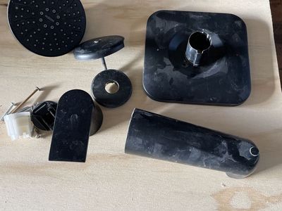 Black Tub And Shower Hardware For Moen Positemp