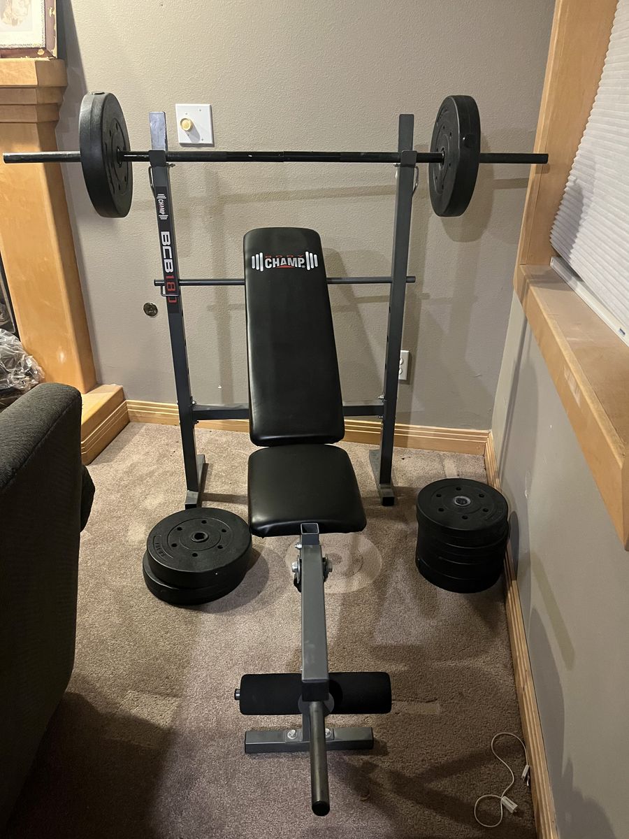 Weight Bench Press With Leg Extension And Weights