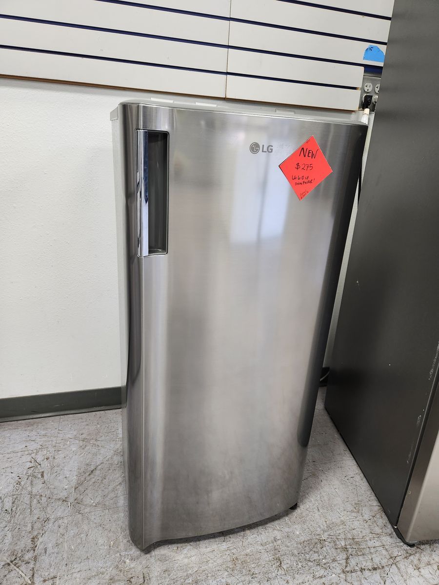 LG 6.0 Cu. Ft. Stainless Steel Mini Refrigerator Single Door - New