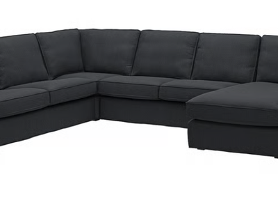 KIVIK Corner sectional, 5-seat w chaise, Tresund anthracite