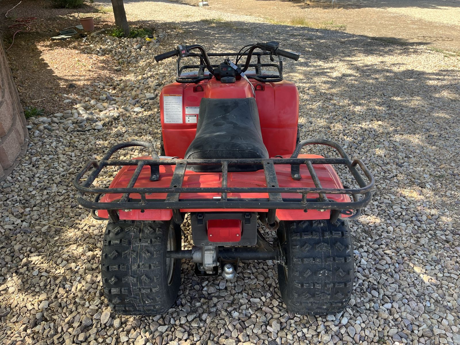 1997 Yamaha Timberwolf ATV 4-Wheeler Red Utility Quad